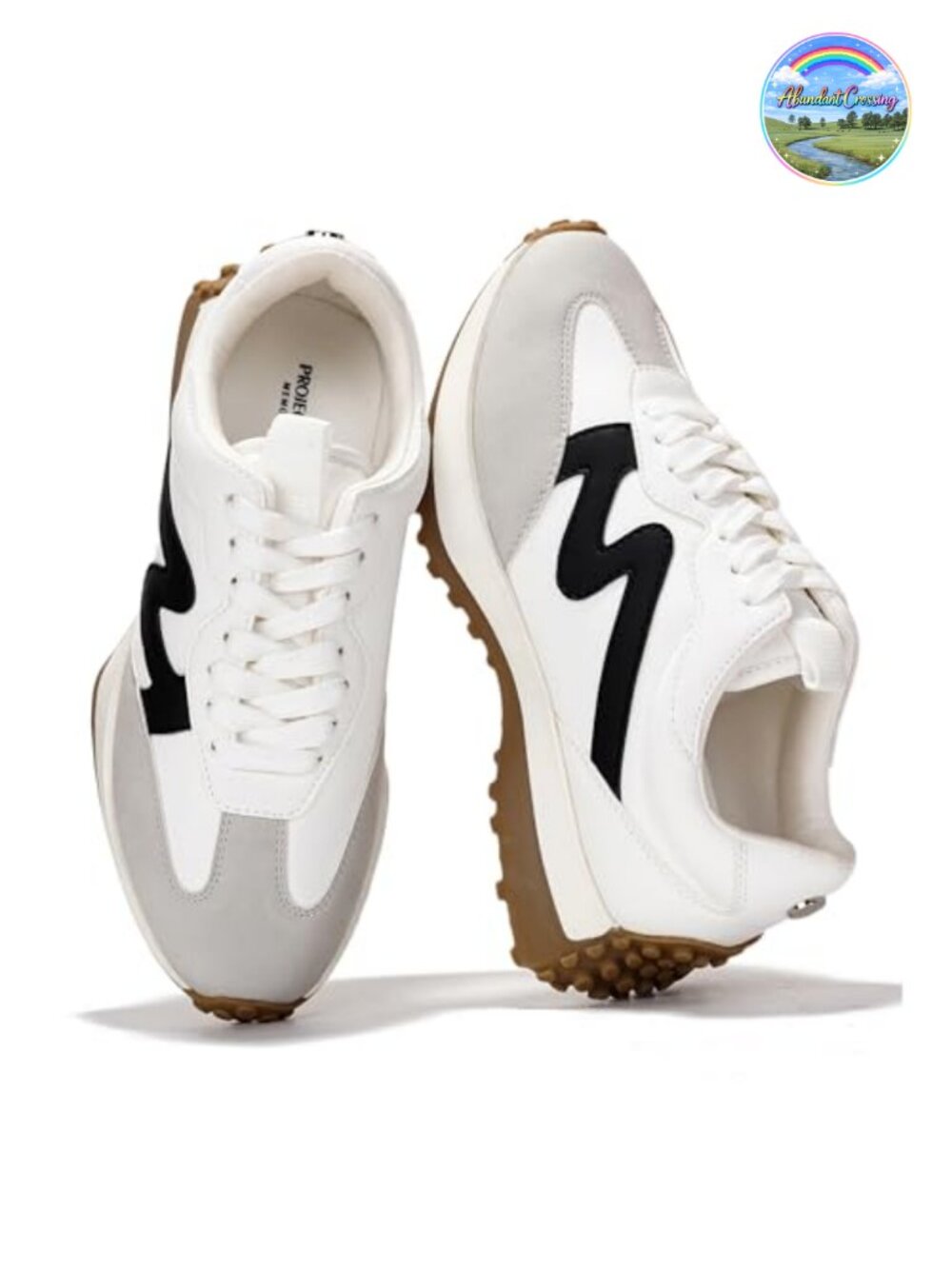Lace Up Platform Canvas Sneakers with Memory Foam for Women